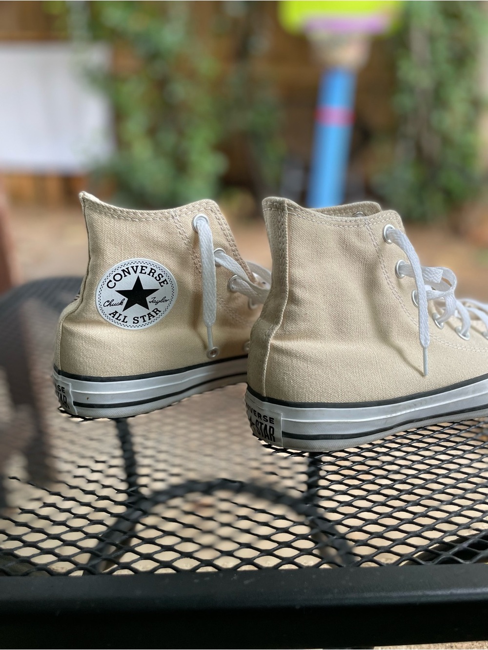 Converse Kids Cream High-Top Sneakers